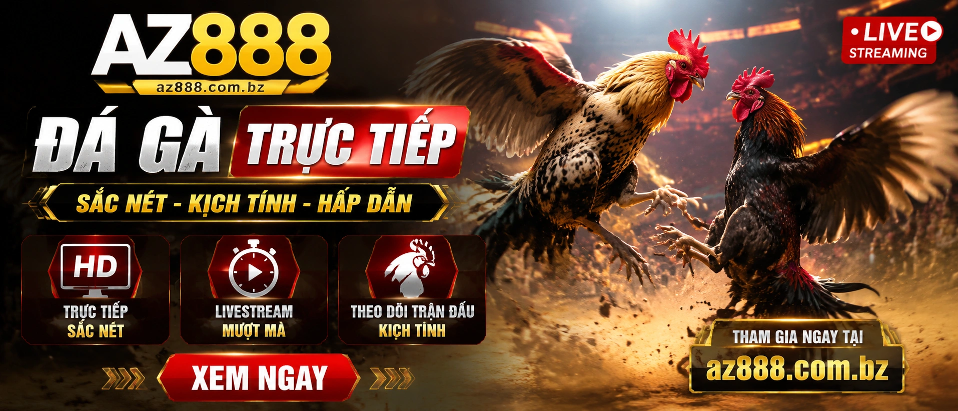 Đá Gà Cựa Sắt và Đá Gà Trực Tiếp